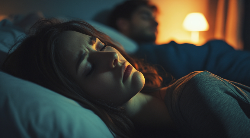 It is hard to sleep well next to someone with TMJ
